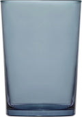LAV Pastel Sky Blue Highball Glasses, 17.25 oz, Colored Beverage, Water Cups, Dessert, Juice, Cocktail, Beer, Ice Tea, Iced Coffee Glass, Tumbler for Home, Parties, Everyday Use | Set of 4