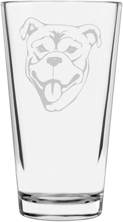 Perro de Presa Mallorquin Custom Personalized Dog Themed Etched All Purpose 16oz Pint Glass