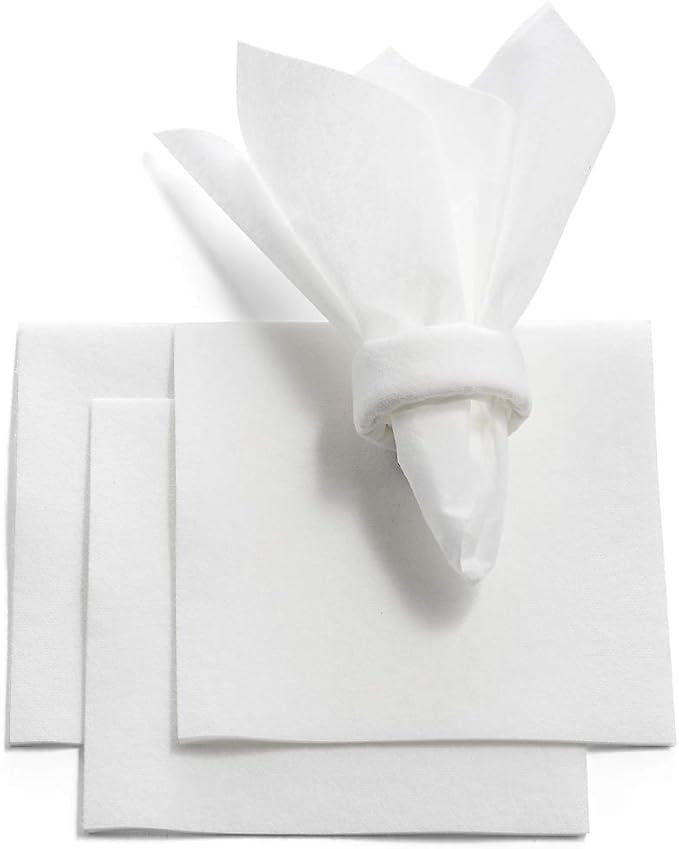 BloominGoods Disposable Linen-Feel Dessert and Beverage Napkins - Soft and absorbant cocktail Paper Napkins For Bar, Restaurant, Café, wedding Or Parties (2000-Pack)