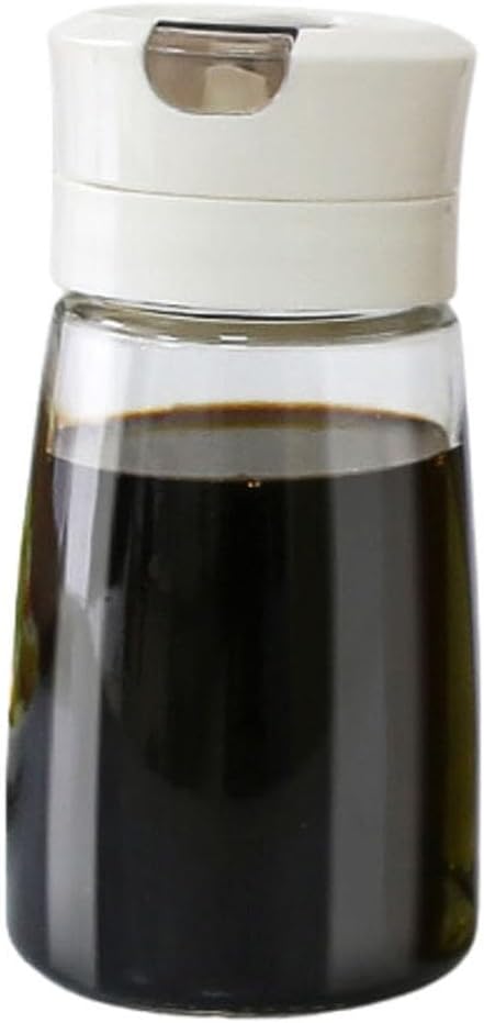 Simple Style Leak-Proof Glass Cruet Bottle 420ml, Oil & Vinegar Dispenser with Sealed Pour Spout, Wide Mouth, Easy to Clean, Kitchen & Dining Essential