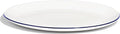 Made In Cookware - Serving Platter - White With Navy Rim- Porcelain England