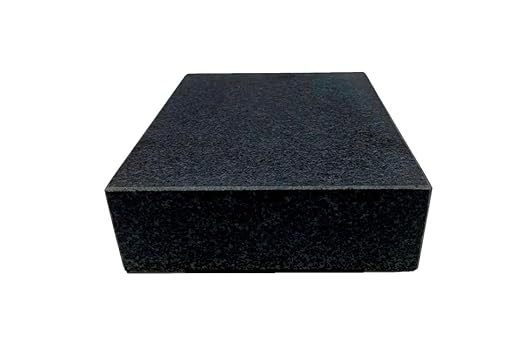 HHIP 4401-1597 6" X 8" X 2" Granite Surface Plate, Grade B, 0 Ledge