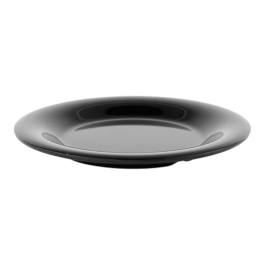G.E.T. 7.5" Heavy-Duty Wide Rim Melamine Salad Plate (Set of 4)