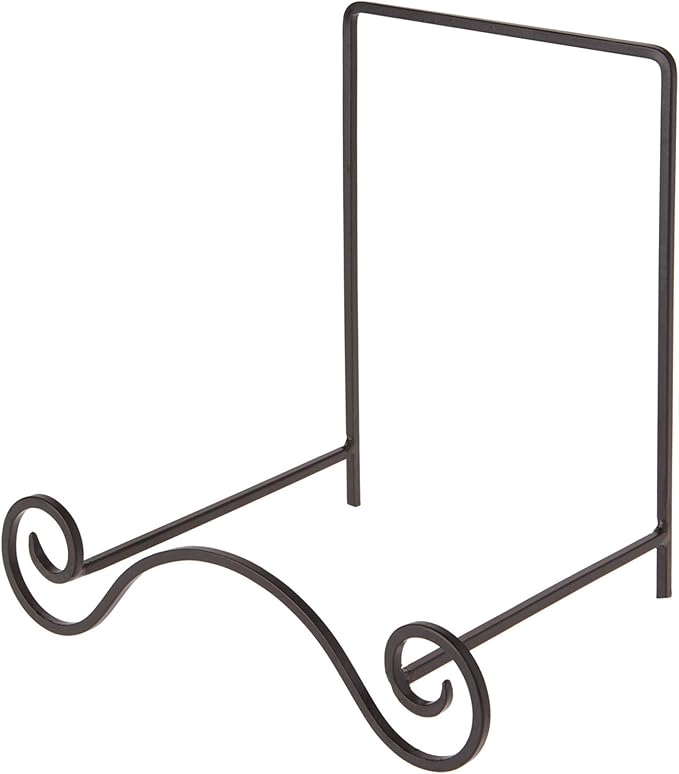 Bard's Wrought Iron Bowl or Deep Platter Stand, 9.375" H x 10.25" W x 7.625" D (For 12" - 16" Bowls or Deep Platters), Pack of 3