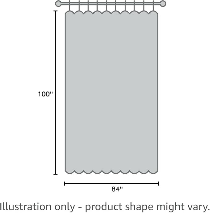 H.VERSAILTEX Linen Blackout Curtains Durable Thick Textured Linen Look 100% Blackout Patio Door Curtain Anti Rust Grommet Extra Wide Sliding Door Curtain Panel, W100 x L84 inch - Stone