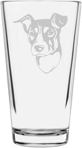 Brazilian Terrier Fox Paulistinha Custom Personalized Dog Themed Etched All Purpose 16oz Pint Glass