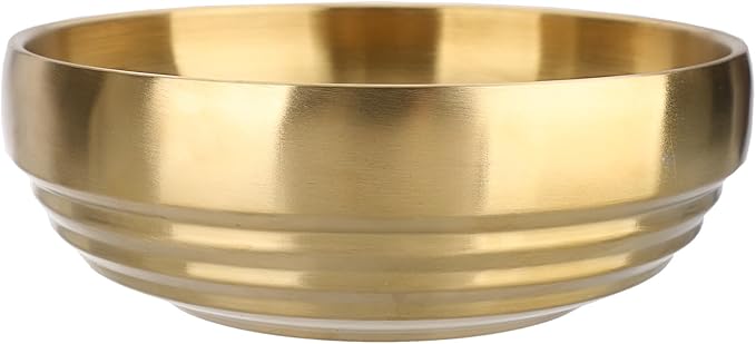 Key Bowl for Entryway Table Decorative Key Dish for Organizing Tabletop Catch All Bowl Gold Fruit Bowls for Kitchen Counter, Coffee Table,7.4 Inches