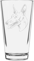 Cirneco dell'Etna Custom Personalized Dog Themed Etched All Purpose 16oz Pint Glass