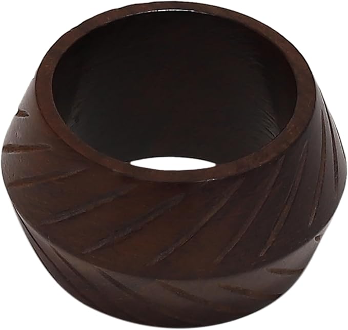 Wooden Napkin Rings Handcrafted Natural Wood Napkin Rings Decorations Christmas Ornaments Best for for Table Décor, Dinner Party, Wedding Party, Dining Parties, Table Decoration (12)