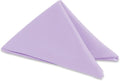 Polyester Cloth Napkins - Washable Soft Table Linens - Durable & Elegant for Dining, Restaurants, Weddings, Events, Rentals, Banquets, & Parties - Premium Quality Set of 250, Lavender, 20"x20"
