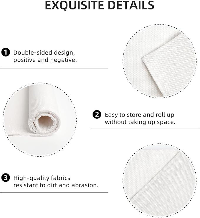 Fall Placemats Set of 4 Blue Orange Pumpkin Leaves Decor Place Mats 12x18 Inch Autumn Leaf Harvest Thanksgiving Decorative Linen Table Mats for Home Kitchen Dining Party Table Decoration