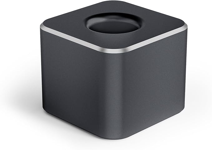 Aluminum Single Hole Pen Stand - Durable Fountain Pen Holder for Desk Display, Non - Slip Base, Minimalist Office/Home Organizer(Black,1P)