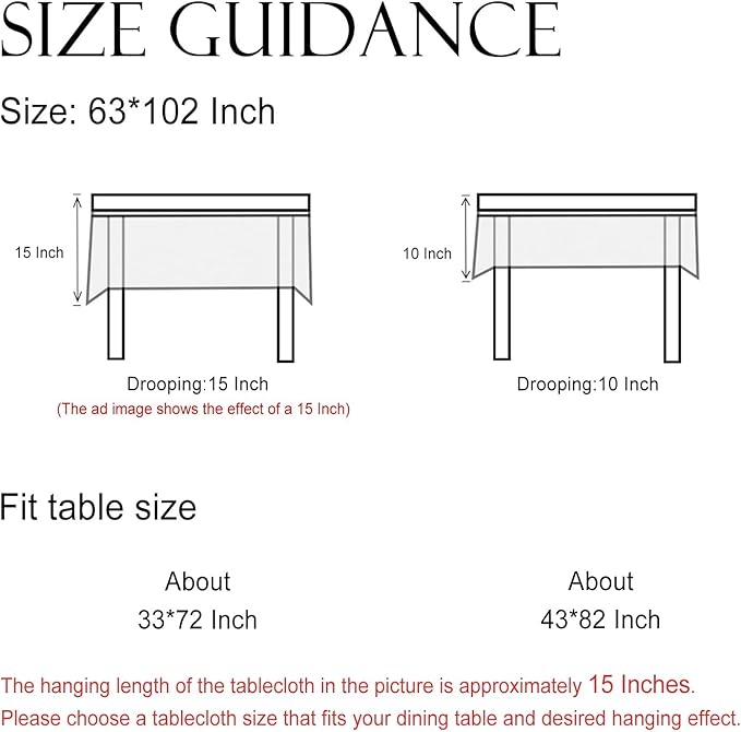 ISAENNE Designer Linen Floral Long Tablecloth Rectangle,Light Green Farmhouse Durable Table Cloth,Washable Decor Tablecloths for Dining Kitchen Thanksgiving Christmas,63"*102"-Floralsea B