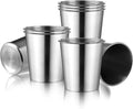 Tosnail 8 Pack 8 oz Stainless Steel Cups, Small Metal Cups, Unbreakable Drinking Glasses, Water Tumblers