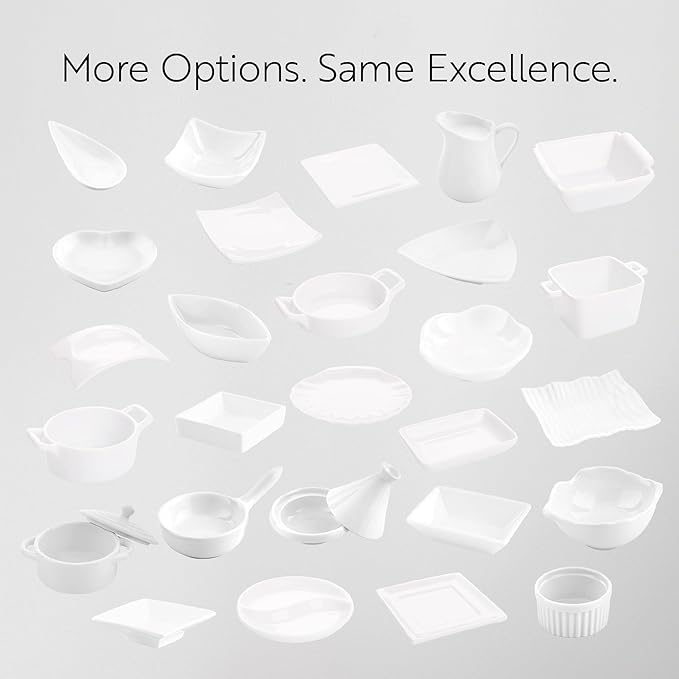 Restaurantware-4.3 Inch x 2 Inch Porcelain Tasting Spoons, 10 Teardrop Shape Porcelain Spoons - Microwave-Safe, Oven-Safe, White Tasting Spoon, Chip-Resistant, For Appetizers