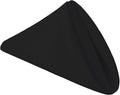 Gee Di Moda Cloth Napkins - 20 x 20 Inch Black Dinner Napkins - Set of 12 Soft & Absorbent Washable Fabric Cloth Table Napkins with Hemmed Edges for Hotel Restaurant, Holiday Parties & Wedding
