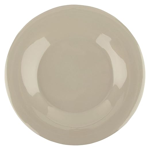 G.E.T. 7.5" Heavy-Duty Wide Rim Melamine Salad Plate (Set of 4)