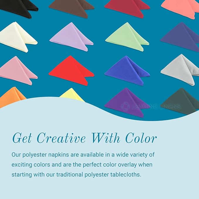 Polyester Cloth Napkins - Washable Soft Table Linens - Durable & Elegant for Dining, Restaurants, Weddings, Events, Rentals, Banquets, & Parties - Premium Quality Set of 250, Pink, 20"x20"