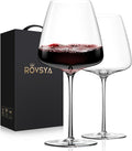 OJA Red Wine Glasses Set of 2, Large Burgundy Glasses 23 OZ, Hand Blown Crystal Glass Light, Clear, Best for Wine tasting, Birthday, Christmas, Anniversary, Father's Day
