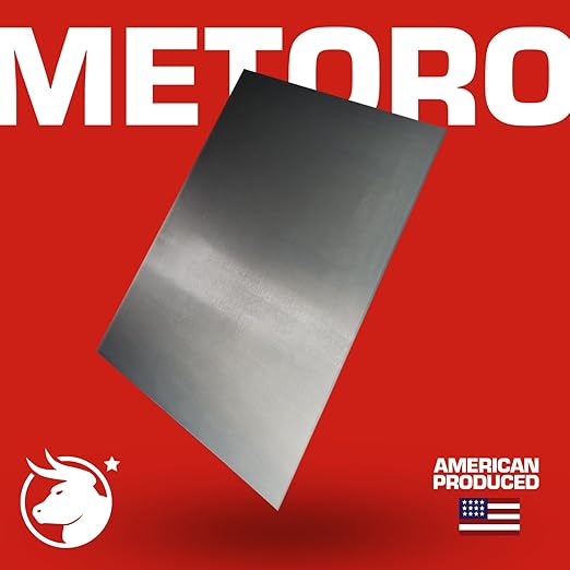 16-Gauge Mild CRS Steel Sheet - Formable, Weldable, Magnetic, Smooth Surface - Industrial-Grade Metal Plate for DIY Projects, Fabrication, and More. (5, .060 X 24 X 24)