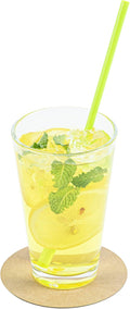 Restaurantware Paper Coasters 100 Pack of 4 Inch Disposable Beverage Coasters Absorbent for Hot and Cold Drinks Kraft Coffee Cup Essentials for Table Decor, Kitchen, Home Patio or Living Room