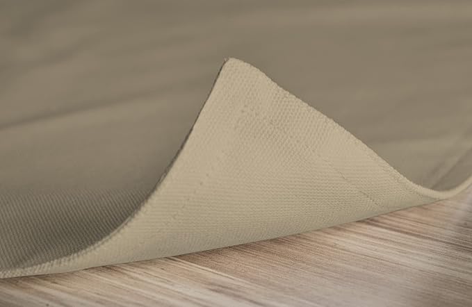 Calicot Placemats Set of 6 100% Cotton Washable Cloth Place Mats, Reusable Table Mats for Spring/Summer & Thanksgiving Christmas Decorations Kitchen Dining Party Wedding (Desert Beige, 13" x 19")