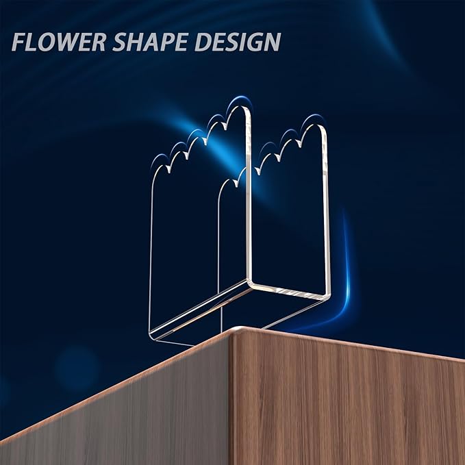 SILUT 2 Pack Clear Napkin Holder for Table, Acrylic Napkins Holder, Napkin Dispenser for Kitchen, Cocktail Napkin Holder for Restaurant, Bar napkin holder, Napkin Freestanding Holder