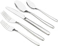 Anbers 80-Piece Stainless Steel Flatware Sets, Dinner Table Cutlery Service for 16