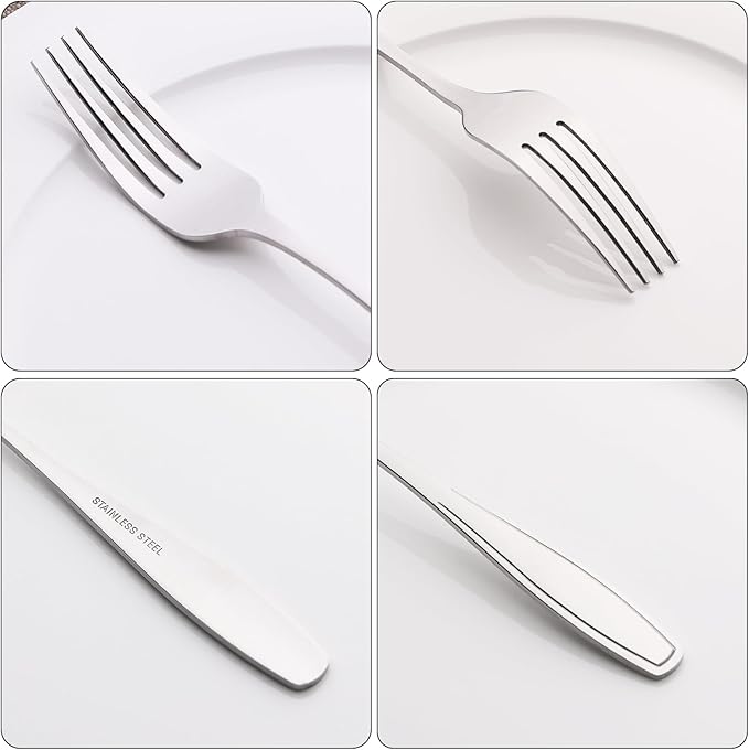 12 Pieces Dinner Forks, Stainless Steel Table Fork Set