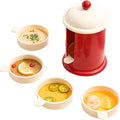 Set of 5 Mini Dipping Bowls, 3.15 Inch Small Sauce Dish, Stylish Design, Perfect for Sushi, Condiments, BBQ, Ketchup