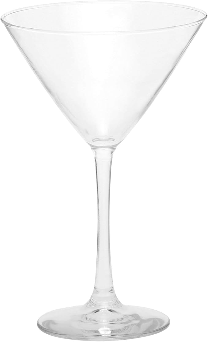 DISCOUNT PROMOS Martini Glasses by ARC 10 oz. Set of 10, Bulk Pack - Perfect for Hotel, Bar, Restaurant or Lounge - Clear