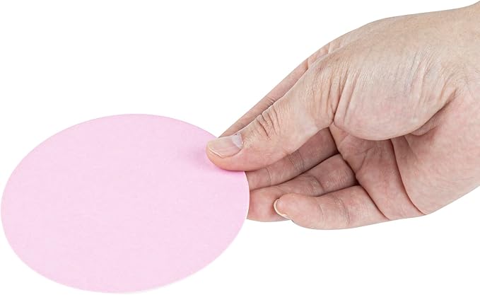 Restaurantware Paper Coasters 100 Pack of 4 Inch Disposable Beverage Coasters Absorbent for Hot and Cold Drinks Pink Coffee Cup Essentials for Table Decor, Kitchen, Home Patio or Living Room