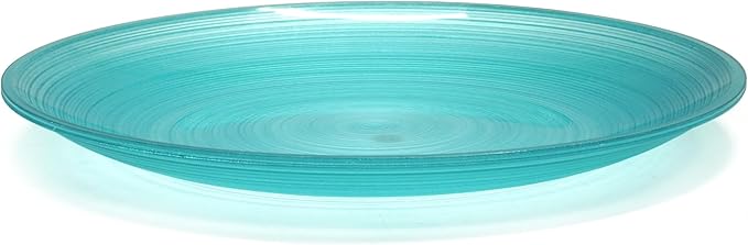 " OCCASIONS " 120 Plates Pack,(60 Guests) Premium Wedding Party Disposable Plastic Plates Set -60 x 10'' Dinner + 60 x 7'' Salad/Dessert (Belize, Aqua)
