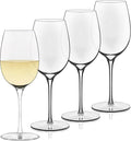 Libbey Signature Kentfield Wine Glasses, 13.25-Ounce, Set of 4, Made in USA, Dishwasher Safe, Classic Stemmed Glassware, Gift Box