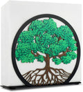 Modern Napkin Holder for Table Decor,Black Metal Napkin Dispenser fit Tissue Mail Bills Paper Towel Holder,Tree of Life Napkin Holders,Napkin Stand for Home Kitchen Dining Restaurant Cocktail