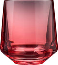 Drinique Unbreakable Stemless Wine Glasses - Set of 4 - Made in USA 12 oz Tritan Unbreakable Plastic Wine Glasses, Reusable for Indoor or Outdoor Use, BPA Free & Shatterproof, Red