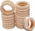 Napkin Rings, Wood Napkin Rings Napkin Holders Buckles for Dining, Anniversary, Birthday, Dinner, Christmas, Party of Table (Pack of 36)