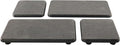 Set of 4 Water Absorbent Diatomite Coasters, Diatomaceous Earth Kitchen Soap Dish, Bathroom Trays, Water Absorbing Stone Used for Hand Soaps & Plants & Toiletries in The Modern Home