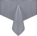 sancua Rectangle Tablecloth - 60 x 120 Inch - Stain and Wrinkle Resistant Washable Polyester Table Cloth, Decorative Fabric Table Cover for Dining Tables, Buffet Parties and Camping, Light Grey