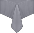 sancua Rectangle Tablecloth - 60 x 102 Inch - Stain and Wrinkle Resistant Washable Polyester Table Cloth, Decorative Fabric Table Cover for Dining Tables, Buffet Parties and Camping, Light Grey