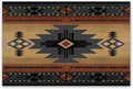 Aztec Southwest Placemats Rustic Tribal Geometric Decorative Table Mat Antique Native Heat Resistant Place Mats for Dining Kitchen Party Holiday Decor 12x18Inch Set of 6