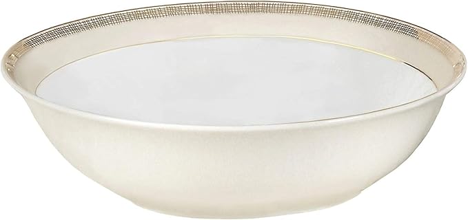 UKN 57 Piece Gold and Match Dinnerware Set-New Bone China Service for 8 People Banded Formal Round Dishwasher Safe