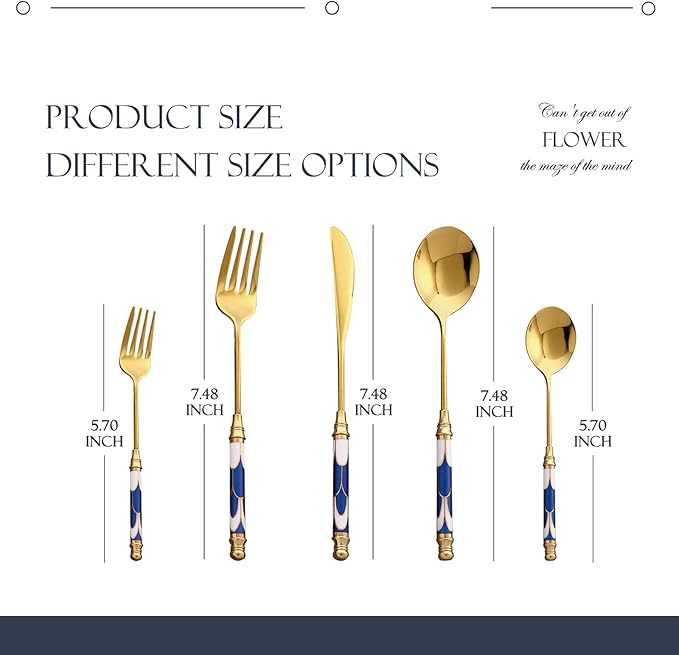 40-piece Silverware Set With Ceramic Handle, Premium Food Grade Stainless Steel Flatware Sets, Mirror Polished Cutlery Set, Dishwasher Safe (for 8 People) (40pcs, pink)