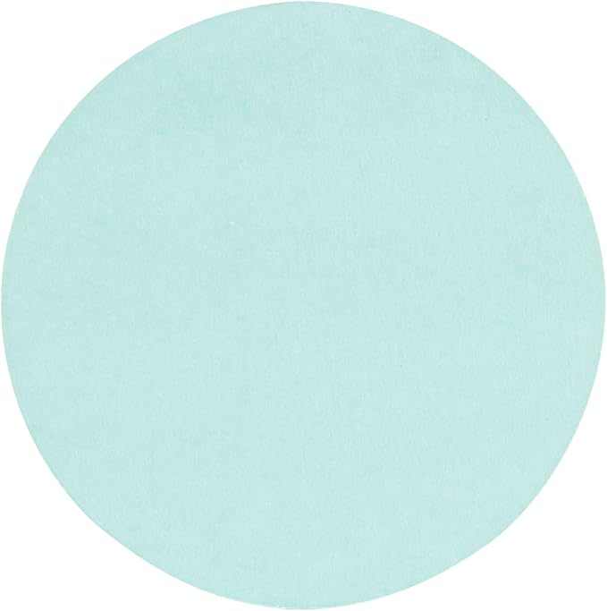 Restaurantware Paper Coasters 1000 Pack of 3.5 Inch Disposable Beverage Coasters Absorbent for Hot and Cold Drinks Turquoise Coffee Cup Essentials for Table Decor, Kitchen, Home or Living Room