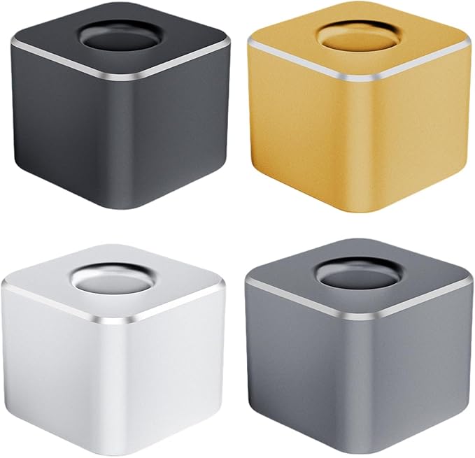Aluminum Single Hole Pen Stand - Durable Fountain Pen Holder for Desk Display, Non - Slip Base, Minimalist Office/Home Organizer(Multicolor,4P)