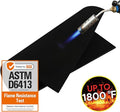 Matace Welding Blanket Fireproof Carbon Felt Soldering Mat & Pad, 5mm Flame Retardant Fabric, Heat Shield for Brazing, Stove Wick, Automotive Repair, HVAC Plumbing - 12x14 Inch, 2 Pack, Black