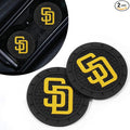 Silicone Padres Car Cup Holder Coasters,Baseball Fans Car Coasters for San Diego Padres Fans, Non-Slip Universal Fit Cup Holder Insert