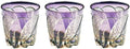 Hand-Cut Crystal Whiskey Glass, 320ml Edo Style, Ideal for Cocktails, Vodka, and Beer - Unique Drinking Glasses (Style 2,Set of 3)