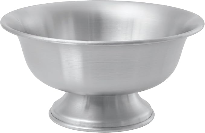 DANFORTH – Handcrafted Pewter Footed Fruit Bowl – Decorative Fruit Holder For Kitchen Countertop - 6 ½” Diameter x 3 ¼” High, Made In USA