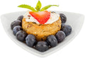 Restaurantware 4 Inch x 4 Inch Porcelain Appetizer Plates 10 Triangle Dipping Plates - Microwave-Safe Oven-Safe White Porcelain Sauce Dishes Chip-Resistant For Desserts Condiments Snacks